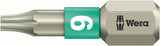 Bit dur 1/4", T 8 x 25 mm, TORX®, otel inoxidabil, DIN3126, 05071030001, WERA - sefira.ro