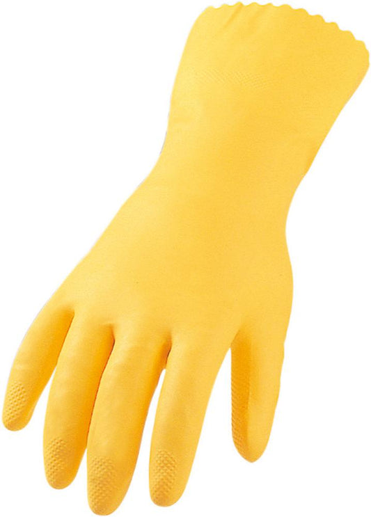 HS household gloves, size S, yellow