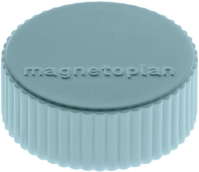 Magnet organizatoric, forta adeziva 2000 g, Ø 34 mm, inaltime 13 mm, alb, 10 buc, MAGNETOPLAN - sefira.ro