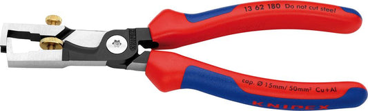 Cleste de dezizolat StriX cu foarfeca de cablu, pentru Ø5mm, 185mm, KNIPEX