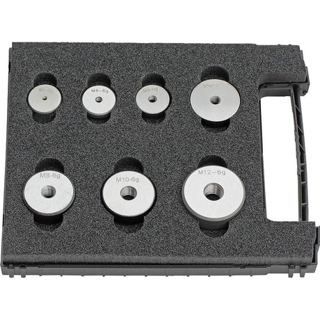 Set calibru inel "TRECE" , M3-M12, clasa de toleranta 6g, FORTIS - sefira.ro