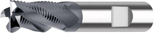 Freza din carbura monobloc, 4.0mm, 3 taisuri, AlTiN+, DIN6527, FORTIS - sefira.ro