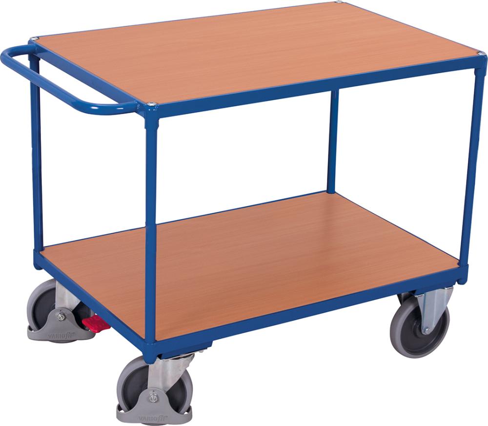 Two-tier table trolley, 500kg, 1000x700mm, VARIO