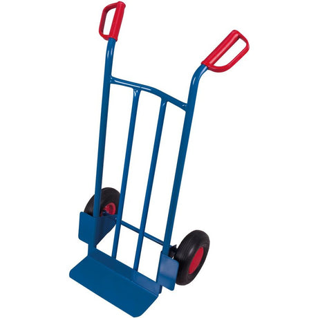 Carucior din otel tubular cu anvelope pneumatice, 250 kg, lopata 150 x 400 mm, VARIO - sefira.ro