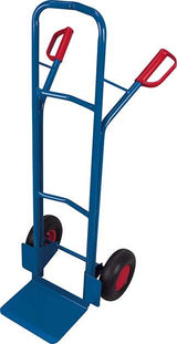 Carucior din otel tubular cu anvelope pneumatice, 250 kg, lopata 150 x 400 mm, VARIO - sefira.ro