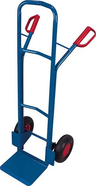 Carucior din otel tubular cu anvelope pneumatice, 250 kg, lopata 150 x 400 mm, VARIO - sefira.ro