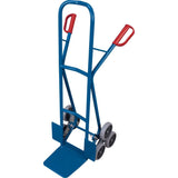 Carucior din otel tubular pentru urcat scari, 200 kg, lopata 300 x 255 mm, VARIOFIT - sefira.ro