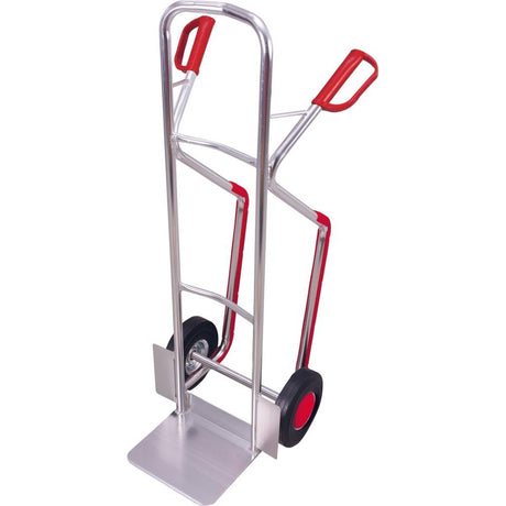 Carucior de transport din aluminiu PROFI, 200 kg, lopata 320 x 250 mm, VARIOFIT - sefira.ro