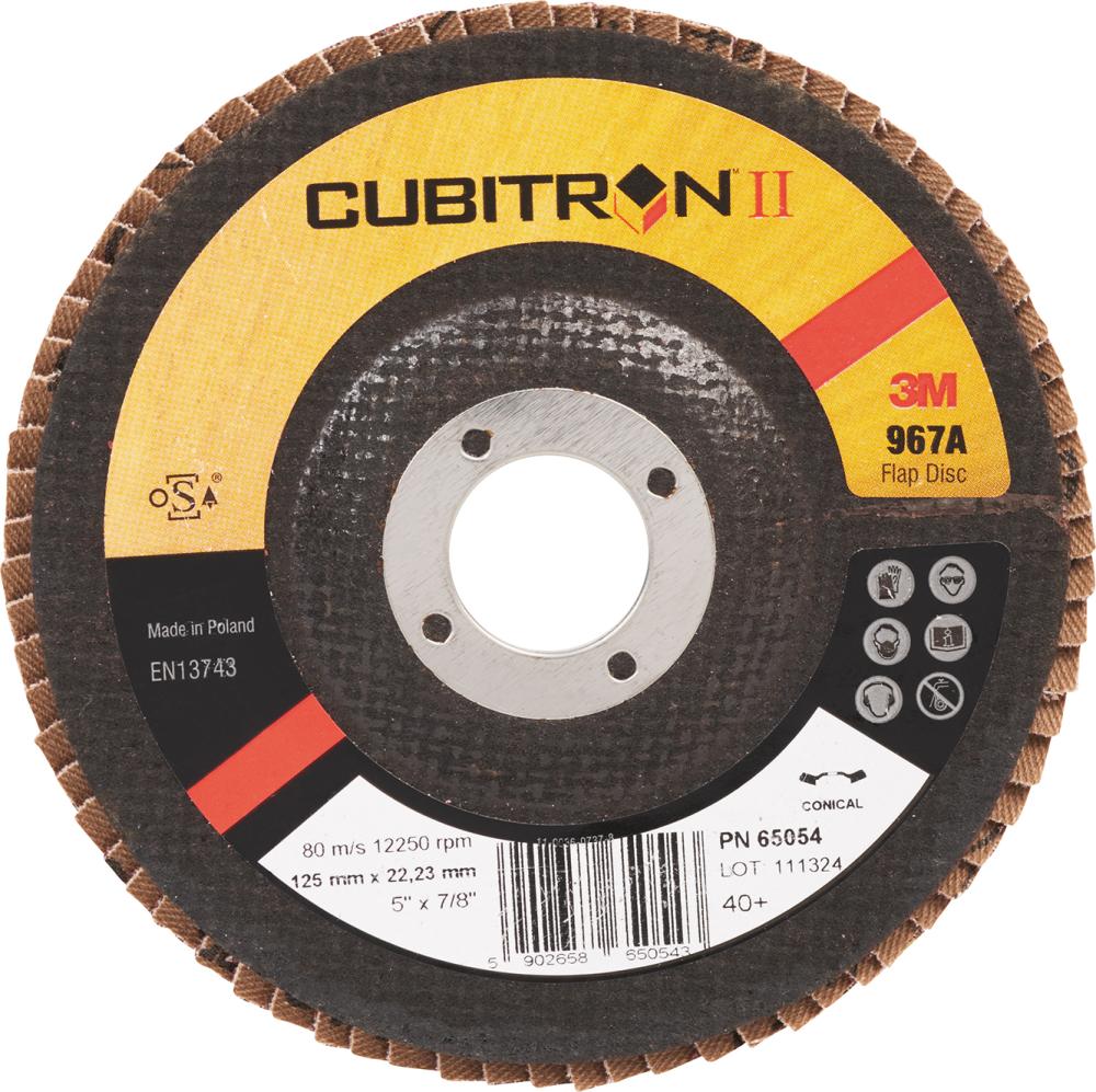 Disc lamelar, Cubitron™ II 967A, 115mm, curbat, gran.40+, 3M