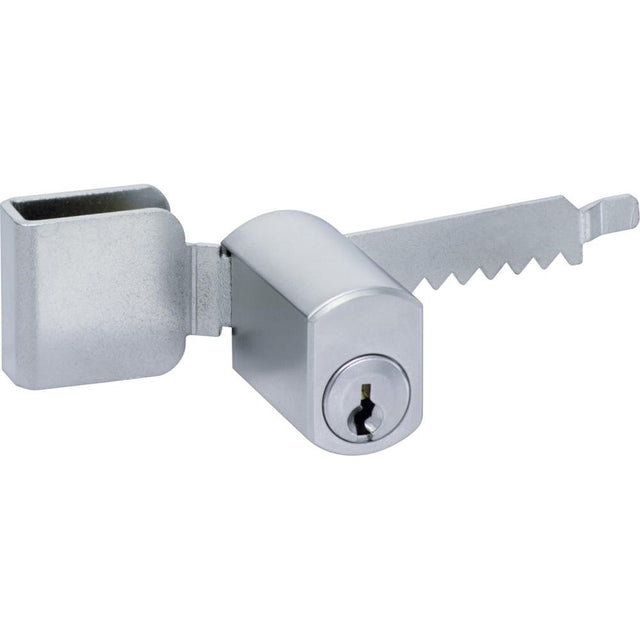 2999 Broasca cilindrica pentru usi din sticla, chr.alama.mat - sefira.ro