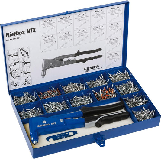 NTX riveting pliers, 941 pieces, GESIPA