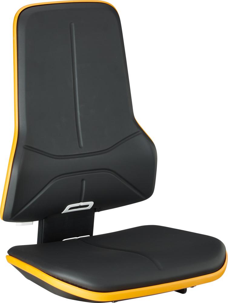 Perne pentru scaunul de lucru ESD Neon, spatar si sezut, tapterie din stofa neagra, BIMOS - sefira.ro