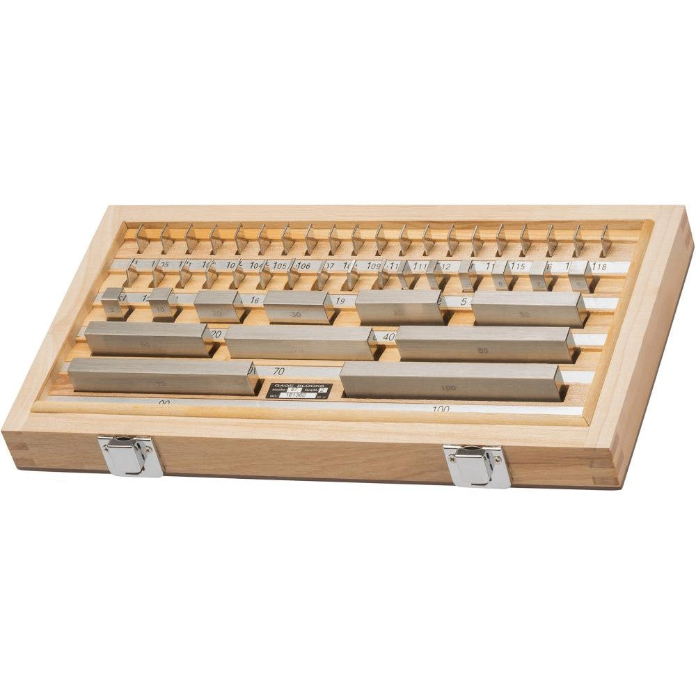 Set cale plan paralele, otel, clasa de toleranta 0, 47 buc., FORTIS - sefira.ro