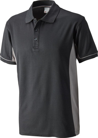 Tricou polo Kontrast 4520, negru/gri, marimea M, PROMODORO