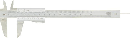 Caliper 150mm, tip 40mm, reading 1/20mm, DIN862, instant lock, PREISSER