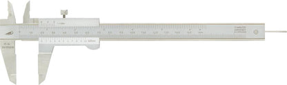 Caliper 150mm, tip 40mm, reading 1/20mm, DIN862, instant lock, PREISSER