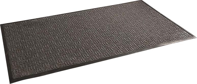 Turtle entrance mat, grey, 8 x 1500 x 900 mm, rubber base