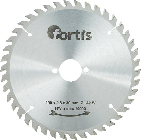 Disc debitare pentru lemn, HW, 160x2,8 x20mm, Z36W, FORTIS - sefira.ro