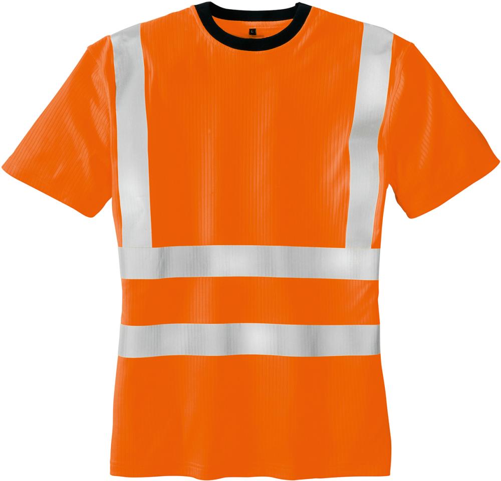 Tricou reflectorizant HOOGE, galben fluorescent, marime S