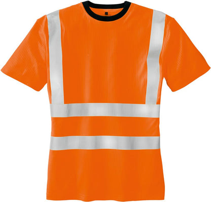 Tricou reflectorizant HOOGE, galben fluorescent, marime S