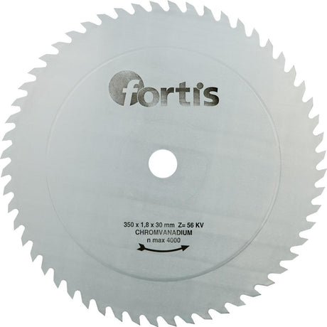 Disc debitare pentru lemn, CV, 300x1,6x30mm 56 dinti, tip KV-A, FORTIS - sefira.ro