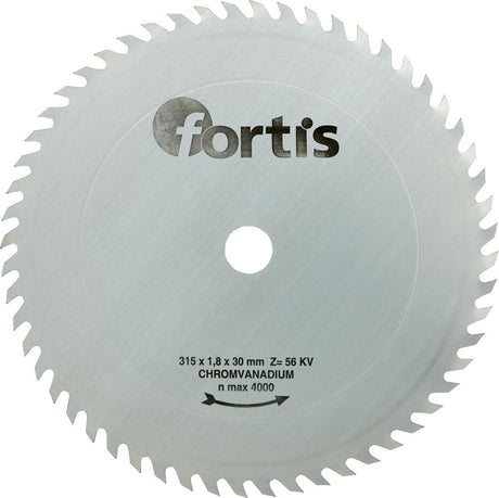 Disc debitare pentru lemn, CV, 300x1,6x30mm 56 dinti, tip KV-A, FORTIS - sefira.ro
