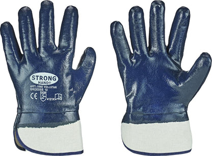 VOLLSTAR protective gloves, size 11, blue, STRONGHAND