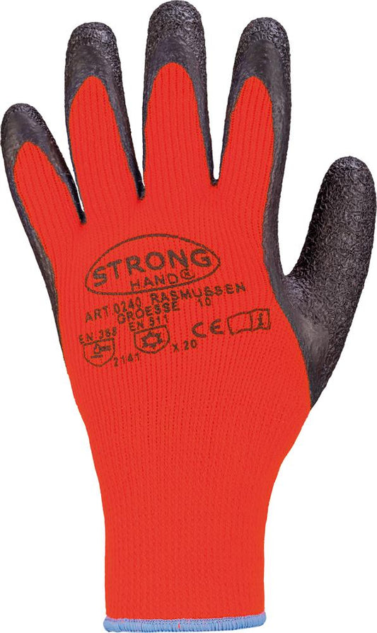 RASMUSSEN cold protection gloves, size 8, STRONGHAND