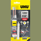 Adeziv Super Glue Turbo Fix 2 PLASTIC LICHID, 10g, 51840, UHU - sefira.ro