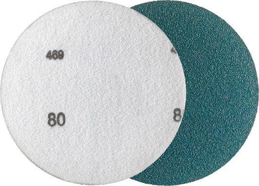 Velcro abrasive disc, textile backing, 125mm, grit 40, zirconium-corundum, VSM