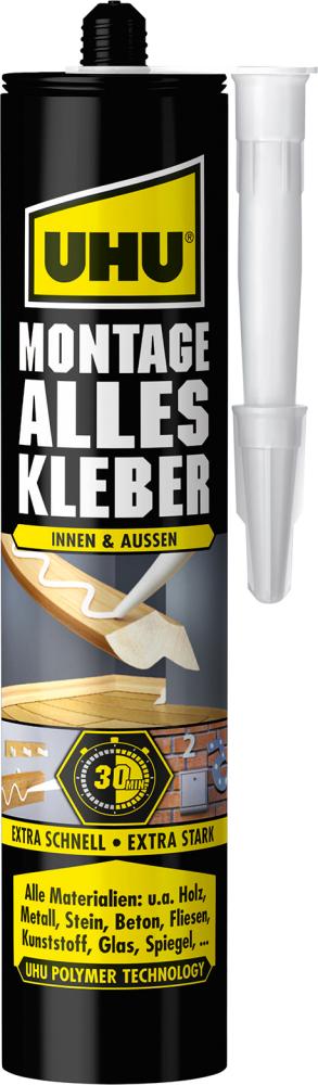 Adeziv Universal pentru montaj, MONTAGE ALL-ROUND, tub 165g, 47830, UHU - sefira.ro