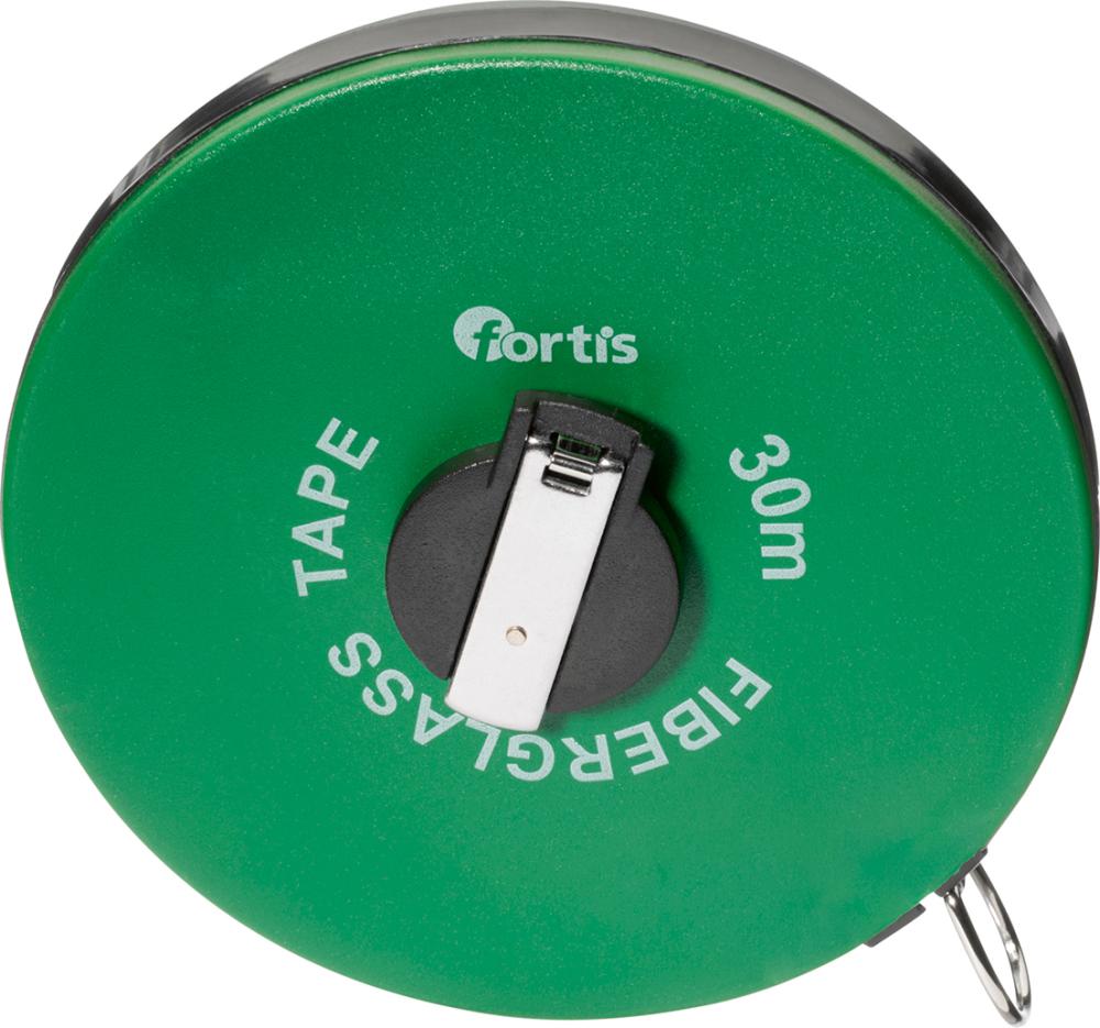 Ruleta cu banda din fibra 10m x 15 mm, FORTIS