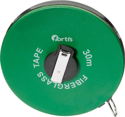 Ruleta cu banda din fibra 10m x 15 mm, FORTIS