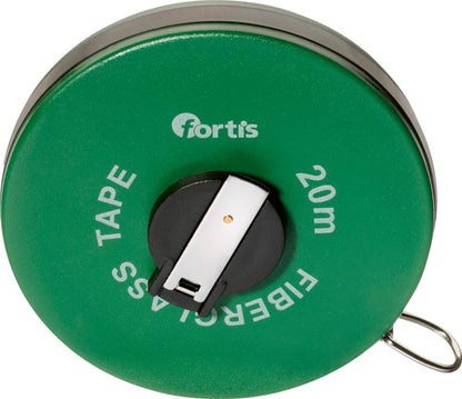 Ruleta cu banda din fibra 10m x 15 mm, FORTIS