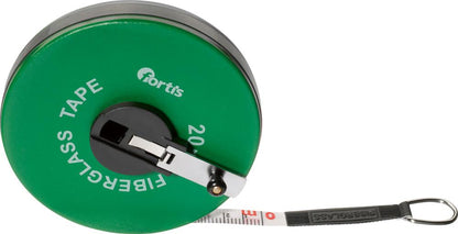 Ruleta cu banda din fibra 10m x 15 mm, FORTIS