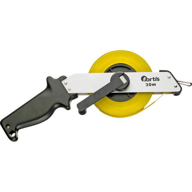 Ruleta cu cadru, banda din otel, 30m x 13mm, FORTIS - sefira.ro