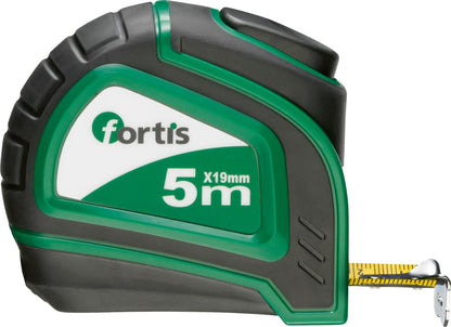 Ruleta cu opritor banda 3m x 16 mm, FORTIS