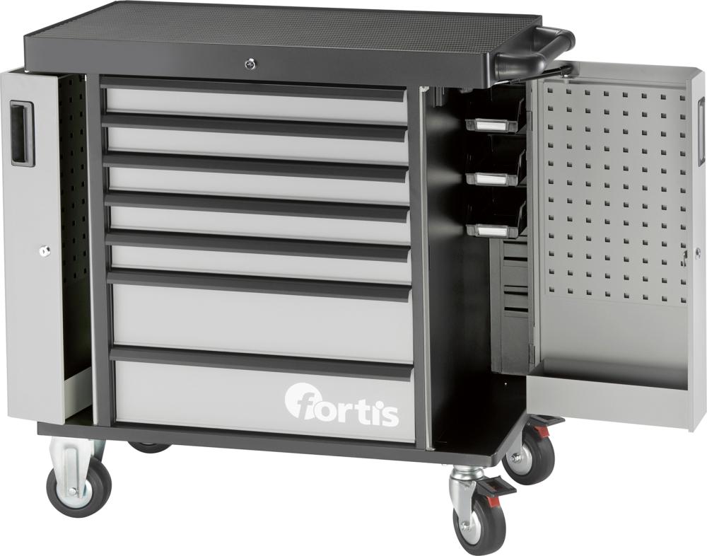 Tool cabinet, mobile, 920 x 475 x 995 mm, 7 drawers, FORTIS