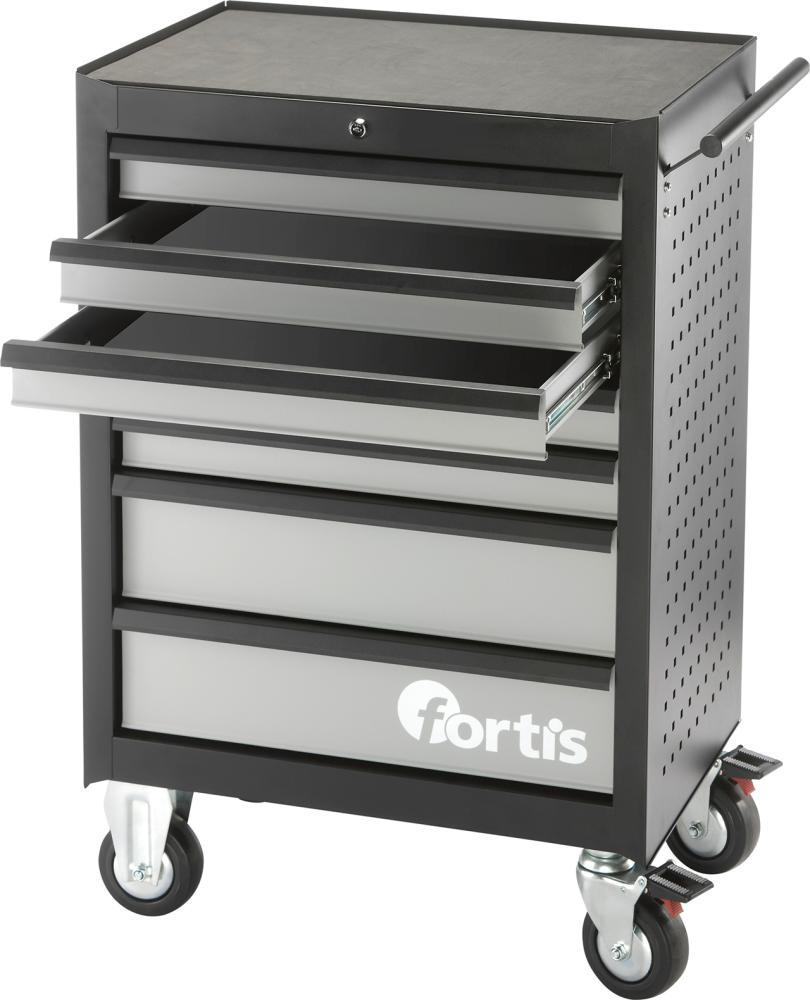 Tool cabinet, mobile, 680 x 460 x 1020 mm, 7 drawers, FORTIS