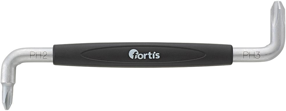 Surubelnita 90/180˚ PH1+PH2x100mm, FORTIS