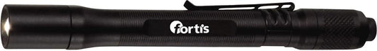 LED flashlight, 100 lm, 50m, up to 10 hours, including 2 AAA/LR03 batteries, FORTIS