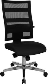 Scaun rotativ de birou model X-Pander, negru, spatar 600 mm, reglabil pe inaltime si inclinare, TOPSTAR - sefira.ro