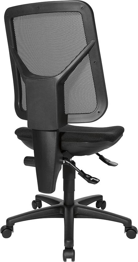 Ergo Net swivel chair black/black, Netzr.