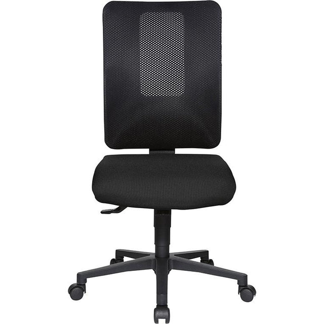 Scaun pivotant de birou model Open X (N), negru, spatar 580 mm, TOPSTAR - sefira.ro