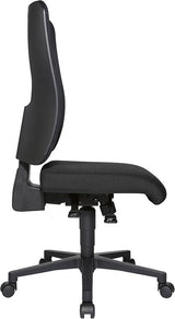 Scaun pivotant de birou model Open X (N), negru, spatar 580 mm, TOPSTAR - sefira.ro