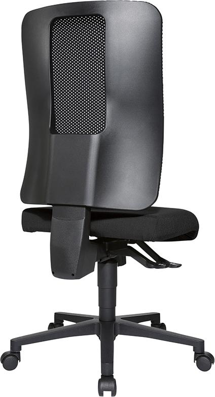 Scaun pivotant de birou model Open X (N), negru, spatar 580 mm, TOPSTAR - sefira.ro