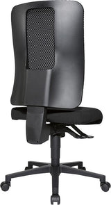 Scaun pivotant de birou model Open X (N), negru, spatar 580 mm, TOPSTAR - sefira.ro