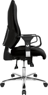 Scaun pivotant de birou model Sitness 55, negru, spatar 600 mm, TOPSTAR - sefira.ro