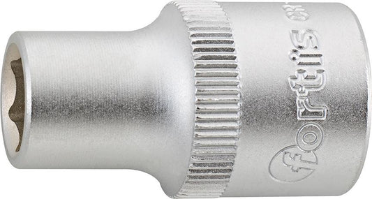 Socket wrench 1/2", 10mm, 6 edges, FORTIS