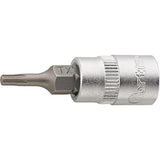 Cheie tubulara bit 1/4", pentru șuruburi TORX®, T 10x36mm, FORTIS - sefira.ro